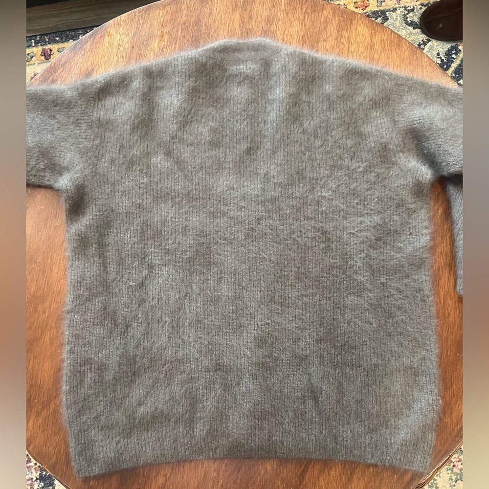 C.T. Plage Limited-Edition 100% Wool Knit Sweater – Grey – Size 36 - Picture 10 of 13